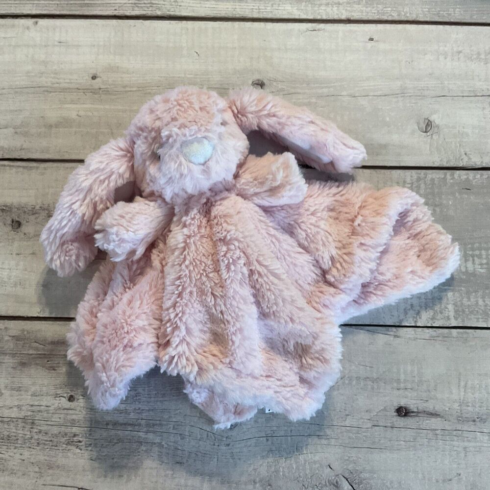 Manhattan Kids Pink Bunny Rabbit Lovey Soft Plush‎ Baby Security Blanket